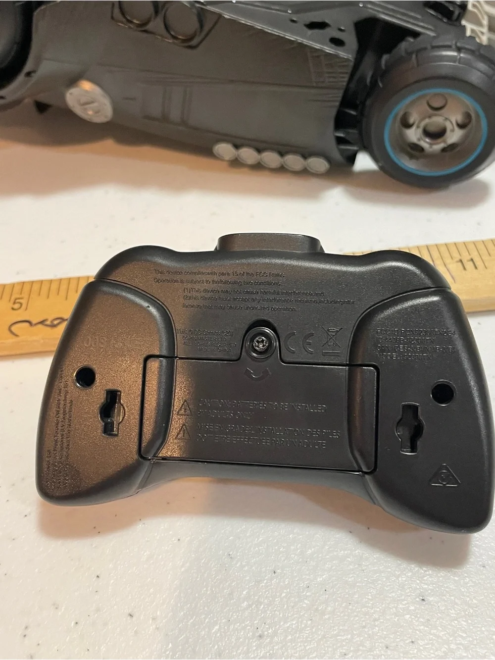 Black Bat-Inspired Push Car for Kids - Toy Vehicle